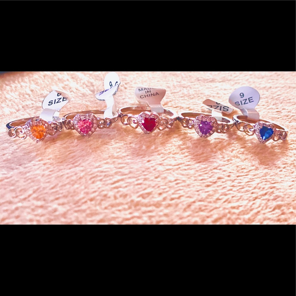 Beautiful Heart Rings Perfect for Someone Special - Picture 5 of 7